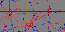 Map center:  N: 39° 42' 0'' W: 84° 17' 59''  - Grid: 5° - click to open