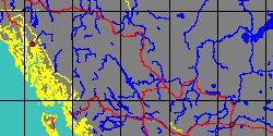 Map center:  N: 56° 42' 0'' W: 123° 24' 0''  - Grid: 5° - click to open