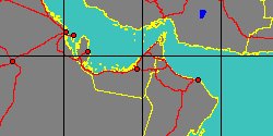 Map center:  N: 24° 14' 9'' E: 54° 37' 9''  - Grid: 5° - click to open
